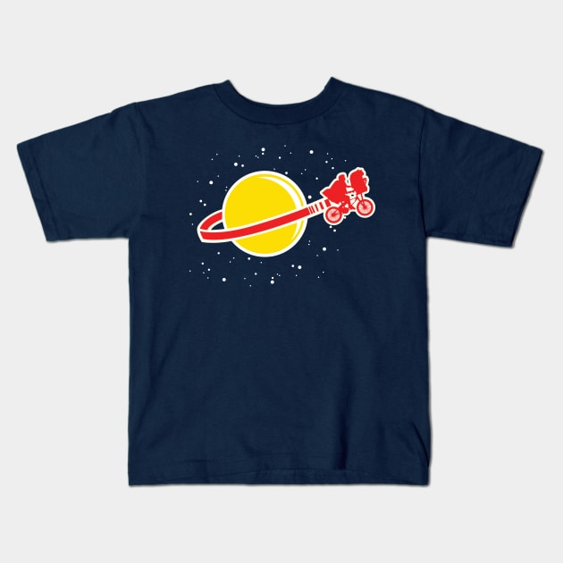 Extra Terrestrial Space Flight Kids T-Shirt by DeepDiveThreads